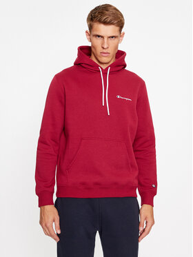 Champion Champion Pulóver Hooded Sweatshirt 219208 Bordó Comfort Fit