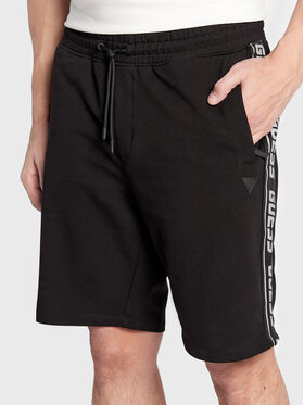 Guess Guess Pantaloni scurți sport Z2YD02 K6ZS1 Negru Regular Fit
