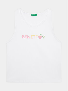 United Colors Of Benetton United Colors Of Benetton Топ 3I1XGH00K Білий Regular Fit