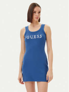 Guess Guess Ikdienas kleita V5GK06 K8RT2 Zils Slim Fit