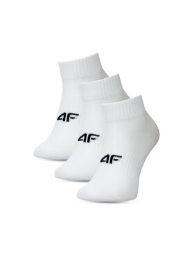 4F 4F Krátké ponožky MIDSHOP ACCESSORIES Bílá