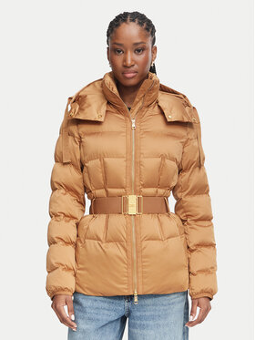 Elisabetta Franchi Elisabetta Franchi Žieminė striukė PI-92D-66E2 Šviesiai ruda Slim Fit