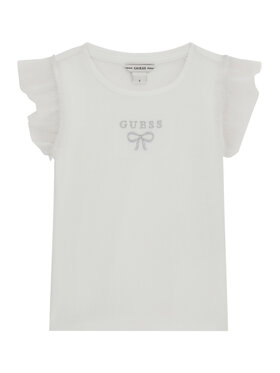 Guess Guess T-Shirt K6RI12 KCU20 Weiß Regular Fit