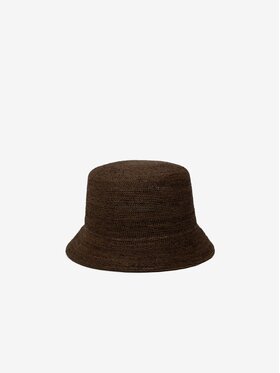 Paris+Hendzel Paris+Hendzel Kapelusz Raffia Bucket Hat - No.06 Brązowy