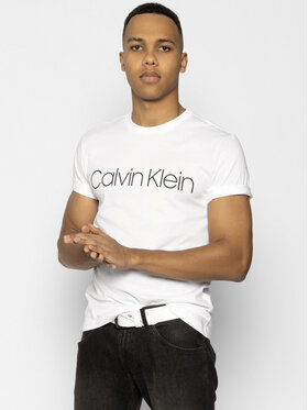 Calvin Klein Calvin Klein T-shirt Front Logo K10K104063 Bijela Regular Fit
