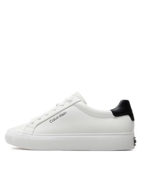 Calvin Klein Superge Vulcanized Lace Up Lth HW0HW02037 Bela