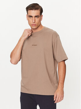 New Balance New Balance Póló Athletics Linear T-Shirt MT33560 Barna Regular Fit