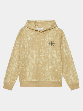 Calvin Klein Jeans Calvin Klein Jeans Світшот Second Skin IB0IB01956 Бежевий Relaxed Fit