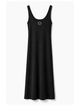 Magda Matyja Magda Matyja Sukienka letnia HARPER DRESS Czarny Fitted Fit