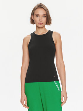 Tommy Hilfiger Tommy Hilfiger Topiņš WW0WW38635 Melns Slim Fit