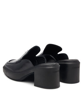 Calvin Klein Calvin Klein Παντόφλες Block Heel Mule Lth Hdw HW0HW03175 Μαύρο