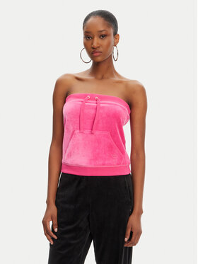 Juicy Couture Juicy Couture Топ Heritage JCGCT125023 Рожевий Slim Fit