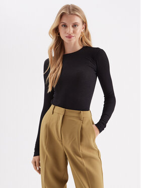 Bruuns Bazaar Bruuns Bazaar Блуза Angela BBW1071N Черен Slim Fit