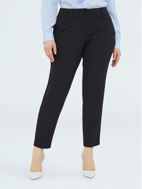 Fiorella Rubino Fiorella Rubino Spodnie materiałowe P009T005175N033 Czarny Regular Fit