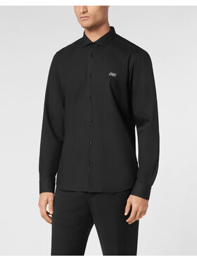 PHILIPP PLEIN PHILIPP PLEIN Koszula 22579 Czarny Fitted Fit