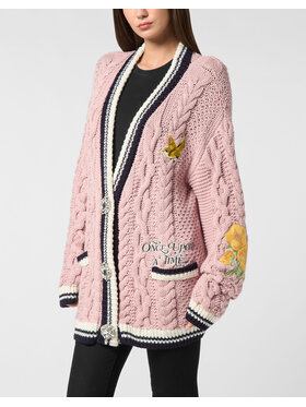 PHILIPP PLEIN PHILIPP PLEIN Cardigan 26371 Rosa Regular Fit