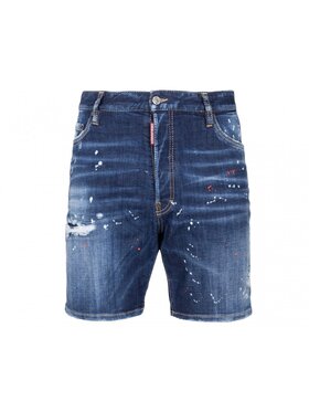 Dsquared2 Dsquared2 Džínsové šortky S74MU0884 S30664 Tmavomodrá Slim Fit