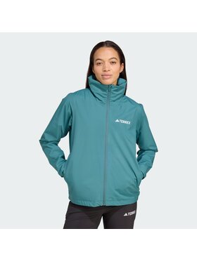 adidas adidas Kurtka hardshell 152441 Zielony Regular Fit