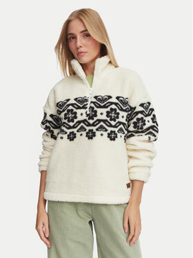 Roxy Roxy Fleece ERJPF03178 Κρεμ Relaxed Fit