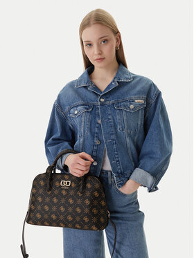 Guess Guess Handtasche Emelie Logo HWGP99 28060 Braun