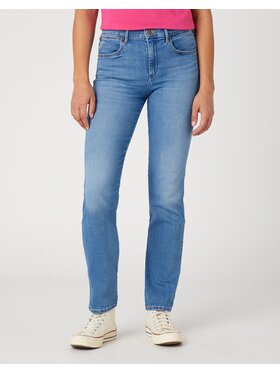 Wrangler Wrangler Jeansy SLIM Niebieski Straight Leg
