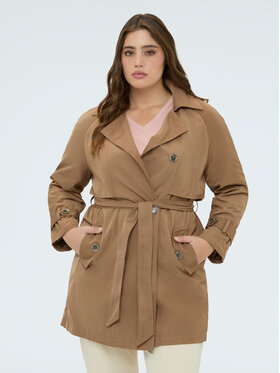 Fiorella Rubino Fiorella Rubino Płaszcz zimowy F062T001501N0C2 Brązowy Regular Fit