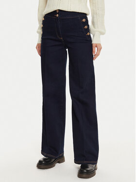 Silvian Heach Silvian Heach Jeans Moldner GPA24304JE Dunkelblau Wide Leg