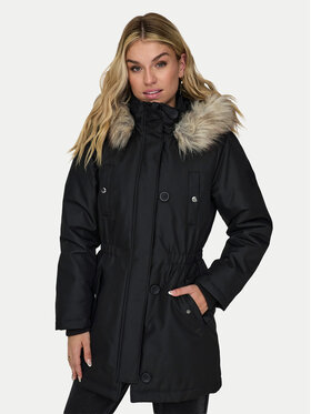ONLY ONLY Parka Iris 15304625 Melns Regular Fit