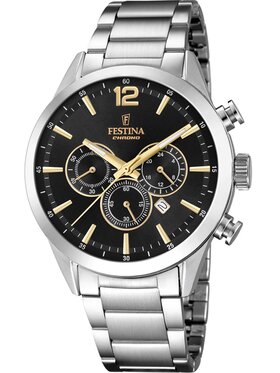 Festina Festina Zegarek F20343/4 Srebrny