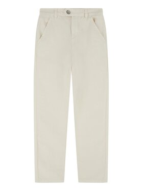 Guess Kids Guess Kids Spodnie materiałowe 172407 Biały Regular Fit