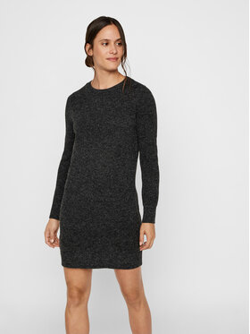 Vero Moda Vero Moda Trikotažinė suknelė 10215523 Juoda Relaxed Fit