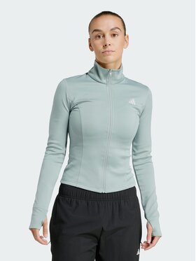 adidas adidas Bluza techniczna 155559 Zielony Slim Fit