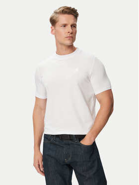 KARL LAGERFELD KARL LAGERFELD T-Shirt 755750 500221 Biały Regular Fit