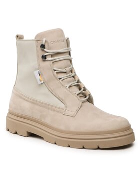 Calvin Klein Calvin Klein Bottes Lace Up Boot Mix HM0HM00942 Beige
