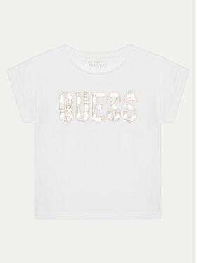 Guess Guess T-krekls J5GI09 K6YW4 Balts Regular Fit