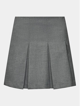 Edited Edited Trapéz szoknya Liss Szürke A-Line Fit