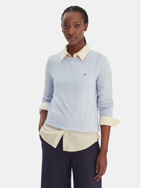 Tommy Hilfiger Tommy Hilfiger Sweater WW0WW44984 Kék Regular Fit