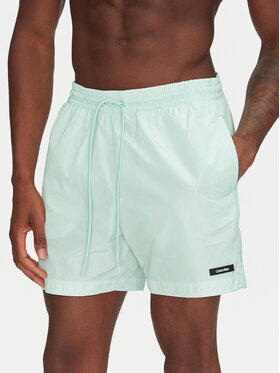 Calvin Klein Swimwear Calvin Klein Swimwear Úszónadrág KM0KM01111 Zöld Regular Fit