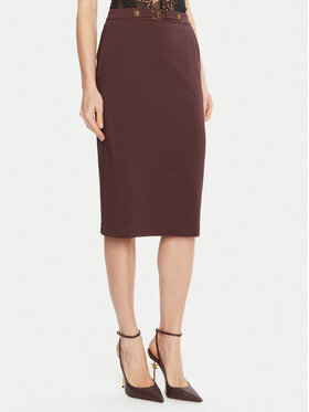 Elisabetta Franchi Elisabetta Franchi Zīmuļveida svārki GO-137-56E2-V320 Bordo Regular Fit