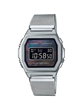 Casio Casio Hodinky A1000M-1BEF Strieborná