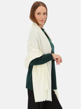 Potis & Verso Potis & Verso Szal GŁADKI Biały