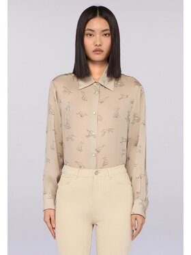 Trussardi Trussardi Koszula 50126000028N0R2 Beżowy Regular Fit