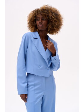 blue shadow blue shadow Marynarka Demi Niebieski Regular Fit
