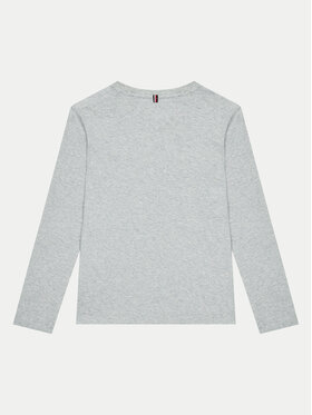 Tommy Hilfiger Majica KB0KB04141 D Siva Long Sleeve