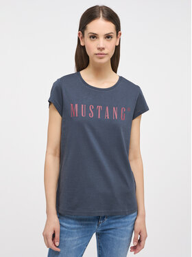 Mustang Mustang T-Shirt Alina 1013222 Granatowy Regular Fit