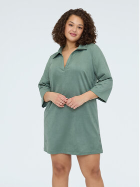 Fiorella Rubino Fiorella Rubino Vestito da giorno 7068T001748N035 Verde A-Line Fit