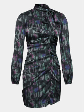 Sisley Sisley Ежедневна рокля 4RTMLV046 Цветен Slim Fit