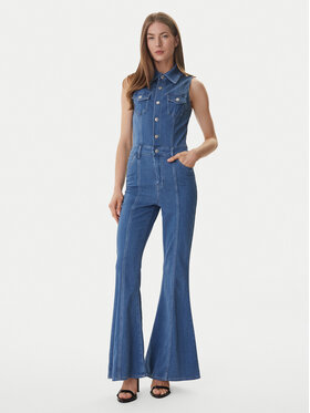 Guess Guess Jumpsuit W6GK74 D0874 Blu Regular Fit