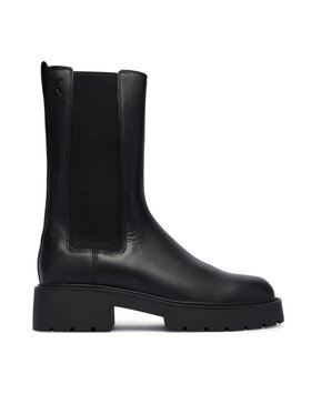 Calvin Klein Calvin Klein Klassische Stiefeletten Chunky High Chelsea YW0YW01909 Schwarz