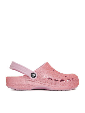 Crocs Crocs Klapki C-BAYA GLITTER CLOG 205925-6GD Różowy